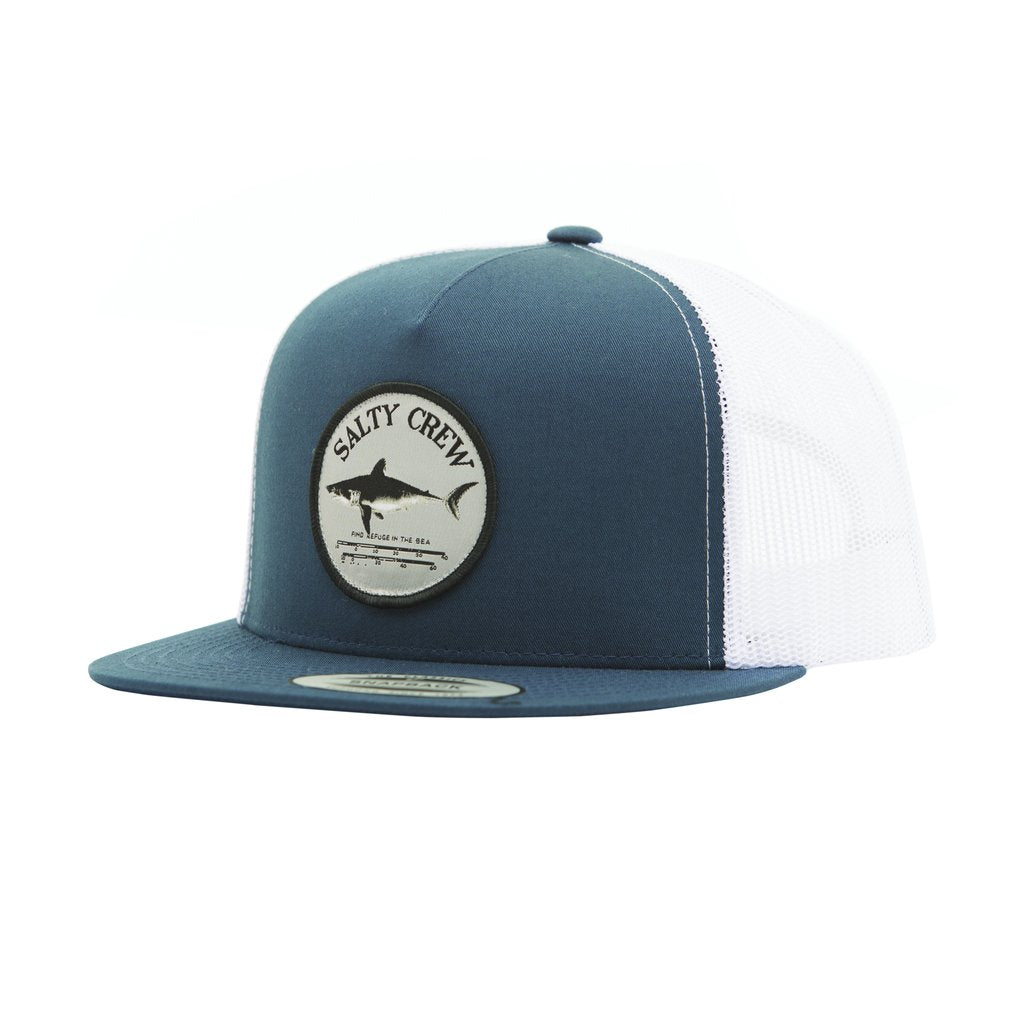 Salty Crew Bruce Trucker Hat Navy/White OS