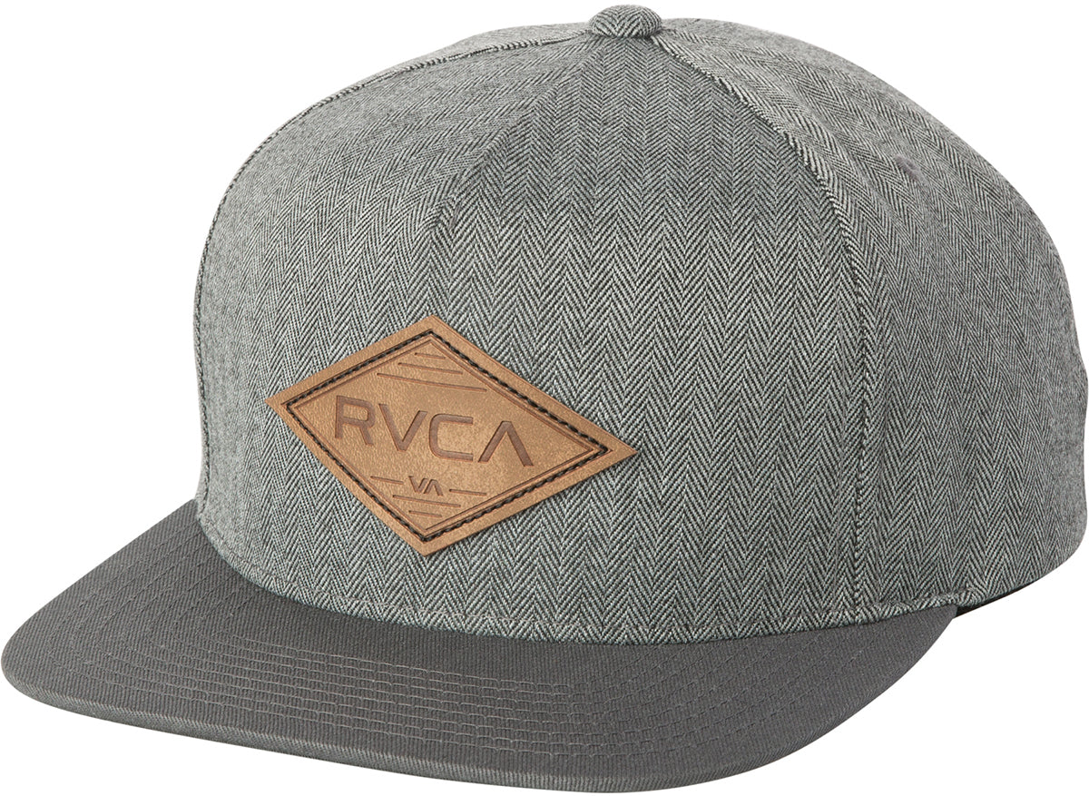 RVCA Woods Snapback Grey OS