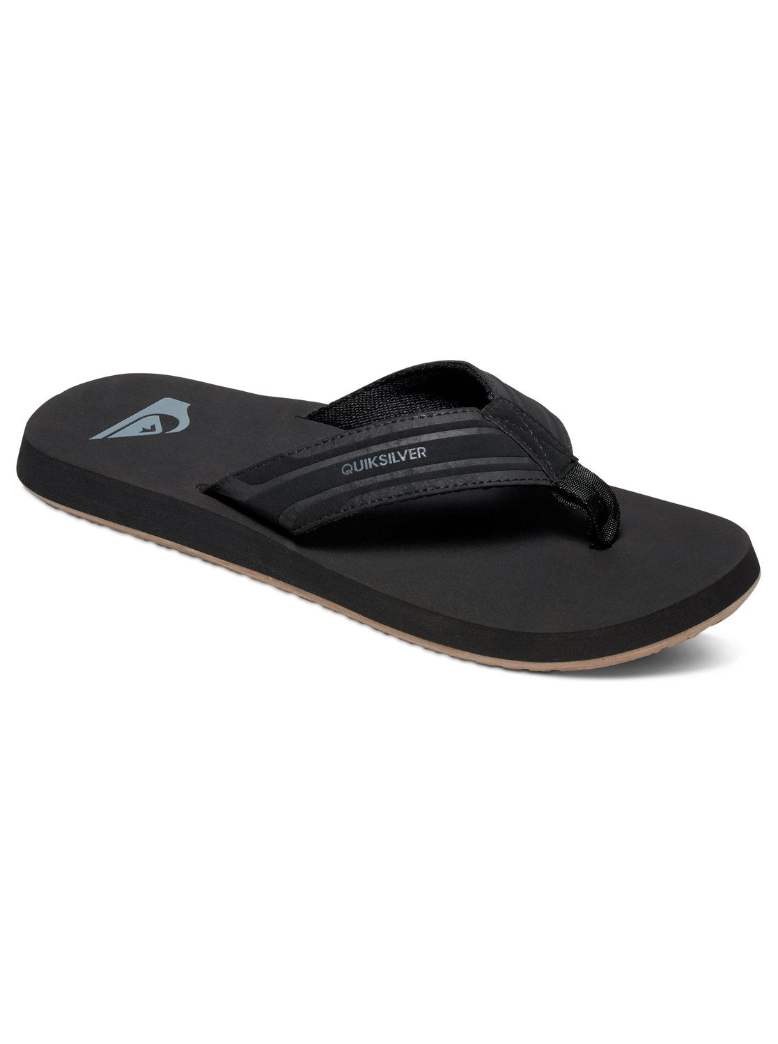 Quiksilver Monkey Wrench Mens Sandal XKKC-Black-Black-Brown 13