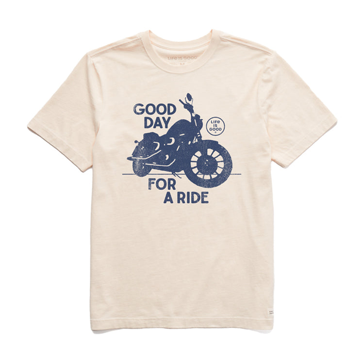 Life is Good Crusher Tee Good Day For A Ride PTYWHT S