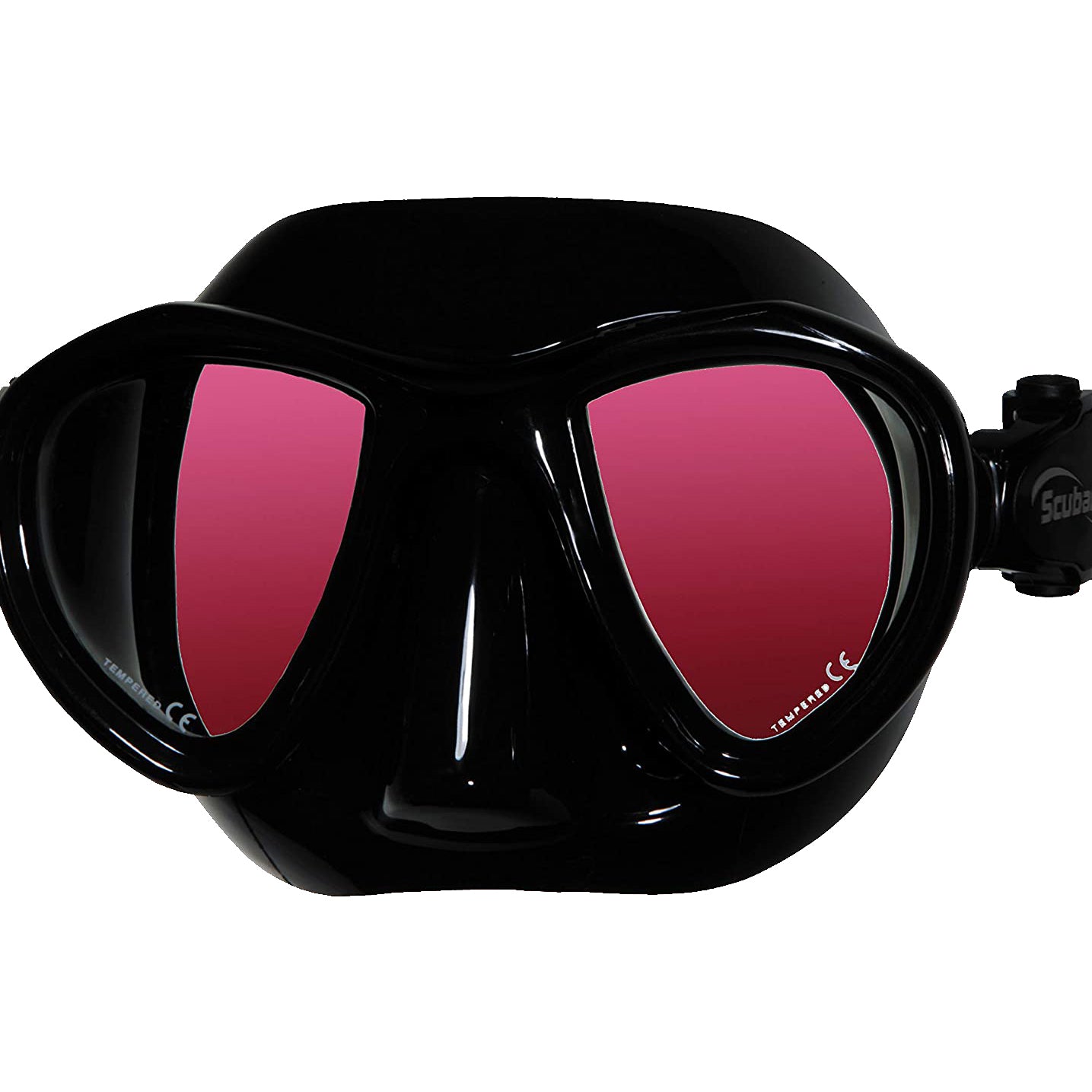 Scuba Max Aria Color Mask Light Pink-Black Silicone