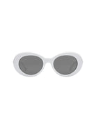 Volcom Stoned Sunglasses GlossWhite GraySilverFlash