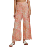 Roxy Midnight Journey Wide-Leg Floral Pant TEH7 S
