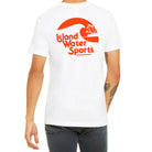 Island Water Sports Reverse Sticker S/S Tee White/Orange L