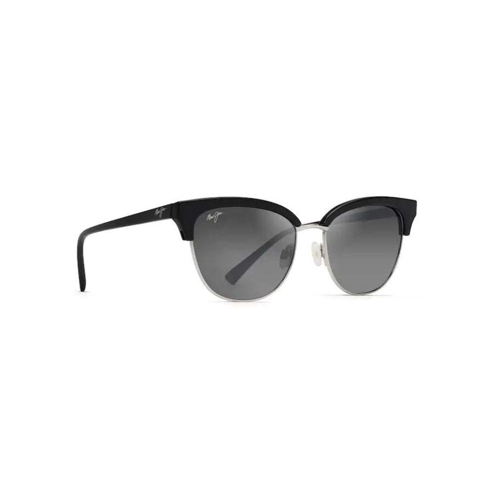 Maui Jim Lokelani Polarized Sunglasses BlackSilver Grey