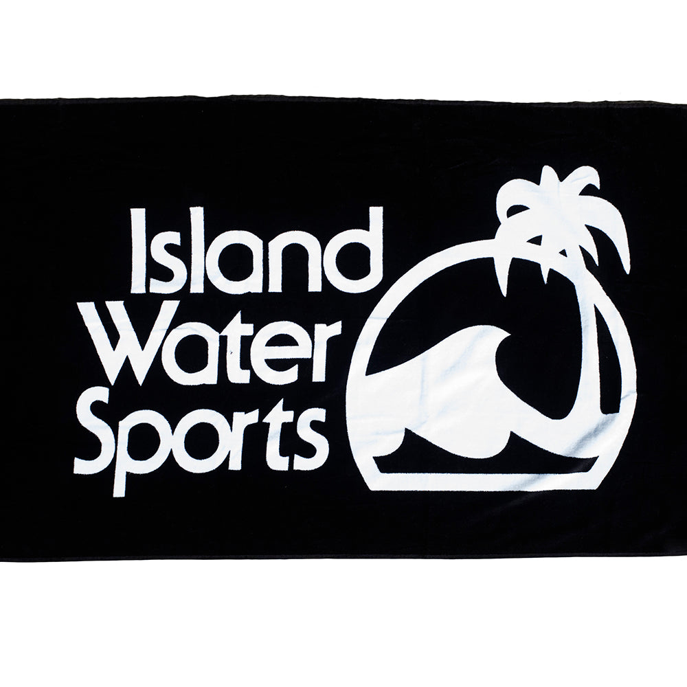 Island Water Sports Towel Black 34" X 64