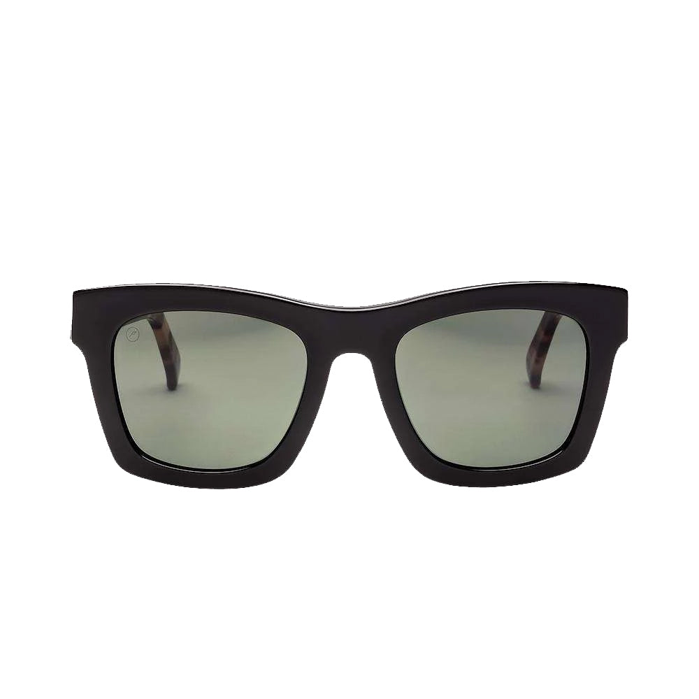 Electric Polarized Crasher Sunglasses Obsidian Tort Ohm Grey Oversized