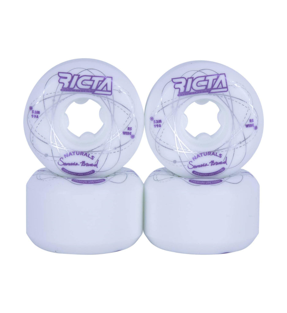 Ricta Orbital Natural 99a Wheels White Purple 53mm Wide
