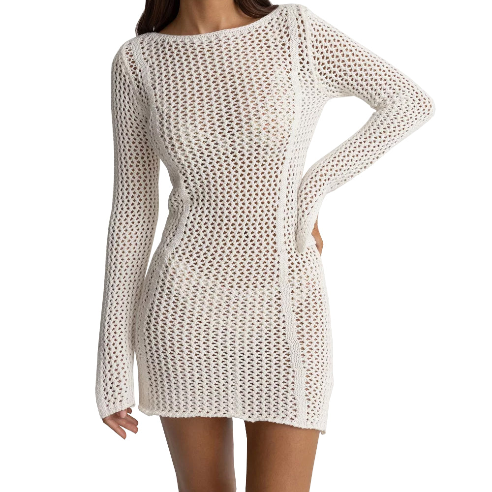 Rhythm Seashell Crochet Dress CRE XS