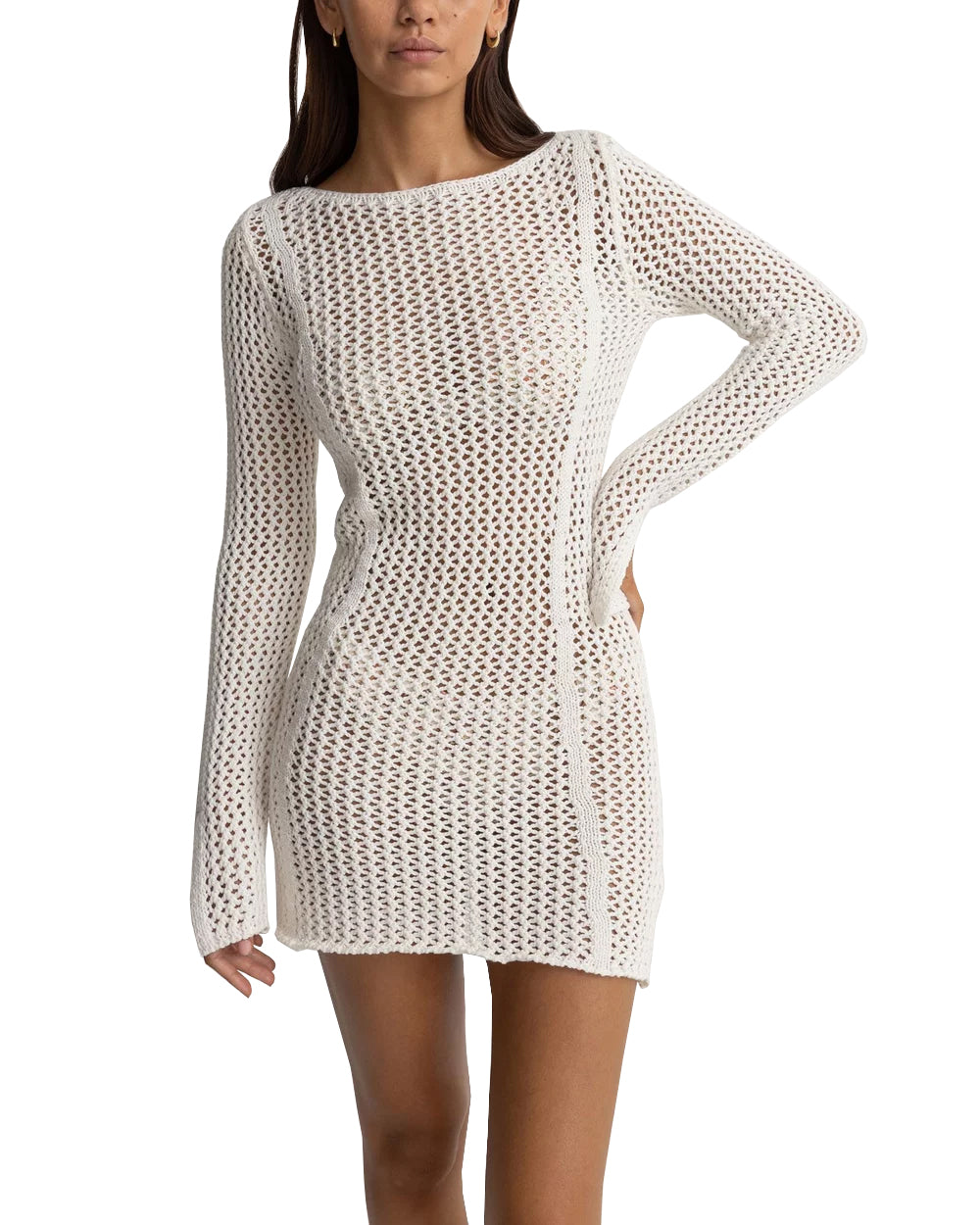 Rhythm Seashell Crochet Dress CRE XS