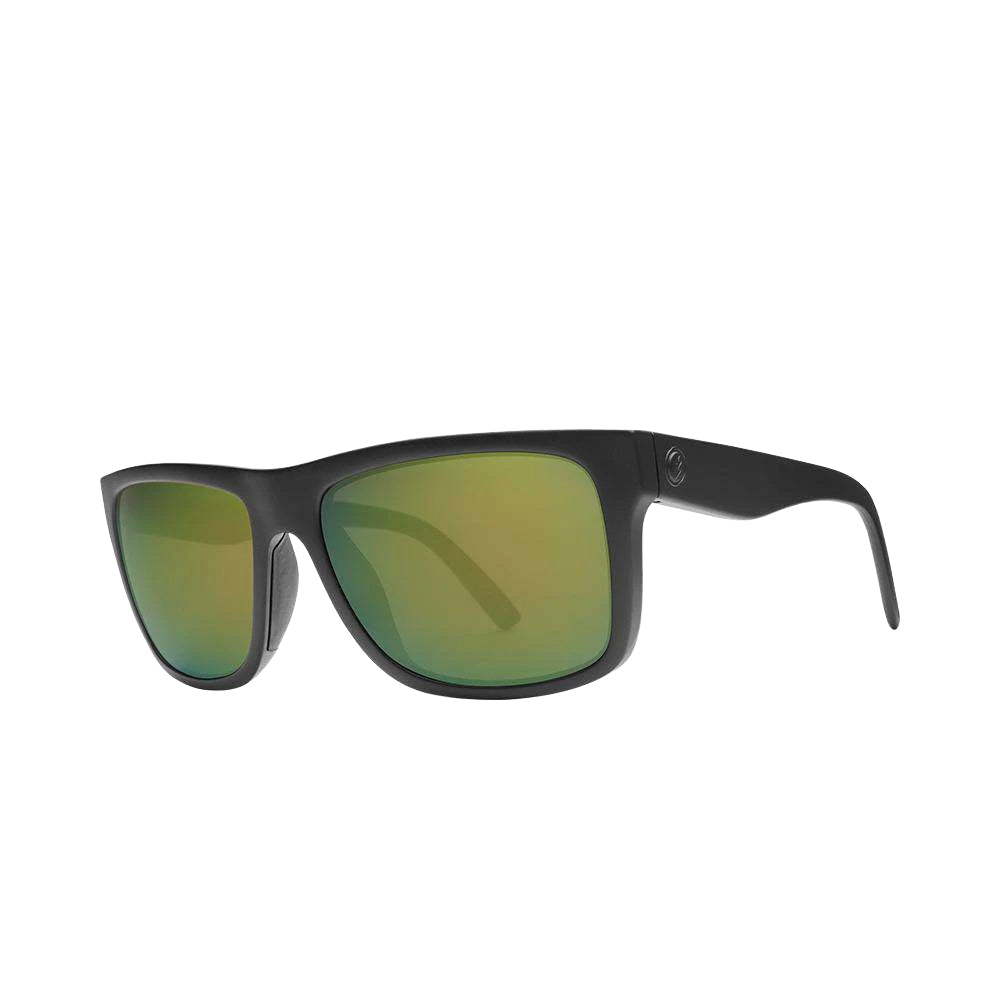Electric Swingarm Sport Polarized Sunglasses Matte-Black Ohm+Bronze(G) Square