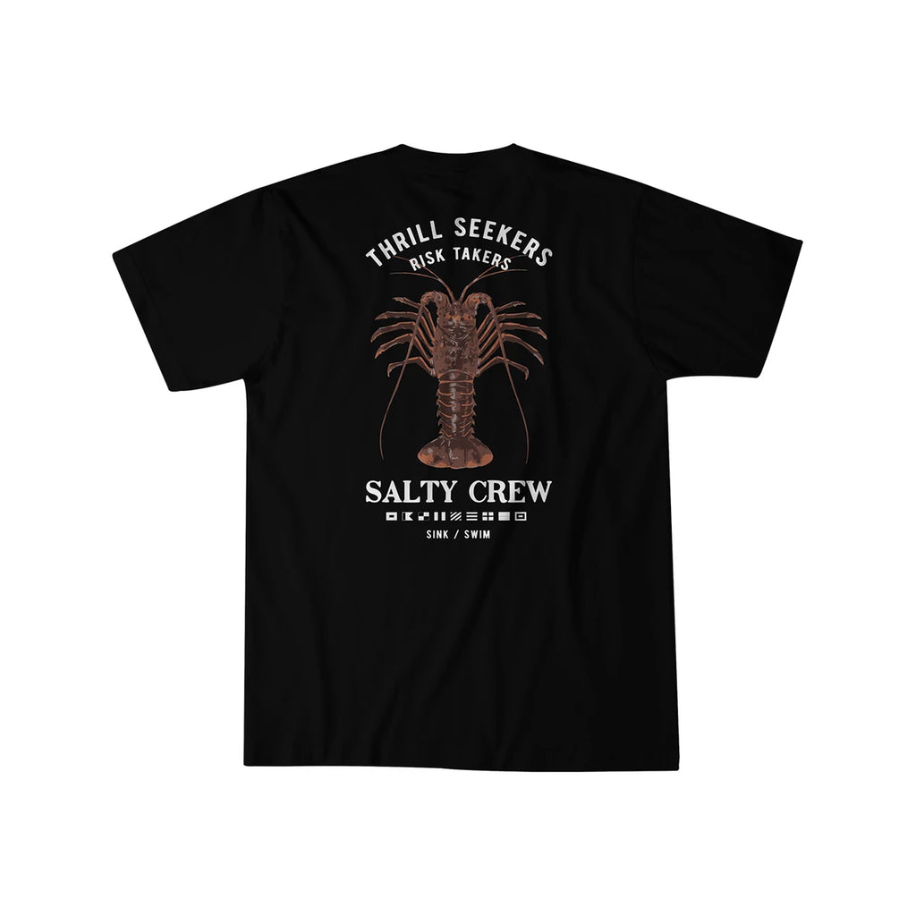 Salty Crew Bugging Out SS Tee Black L