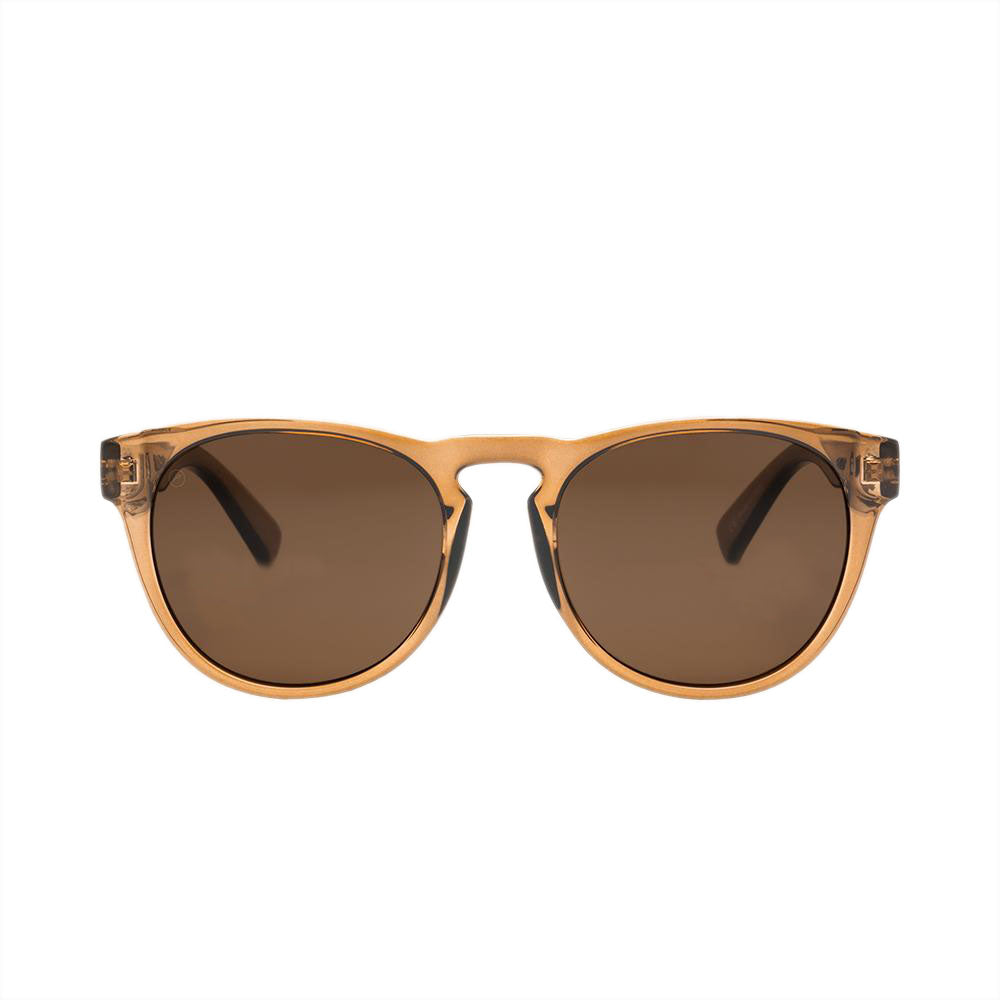 Electric Nashville XL Polarized Sunglasses Mono Bronze Ohm-Bronze Round
