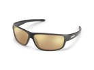 SunCloud Voucher Polarized Sunglasses MatteBlack Brown Wrap