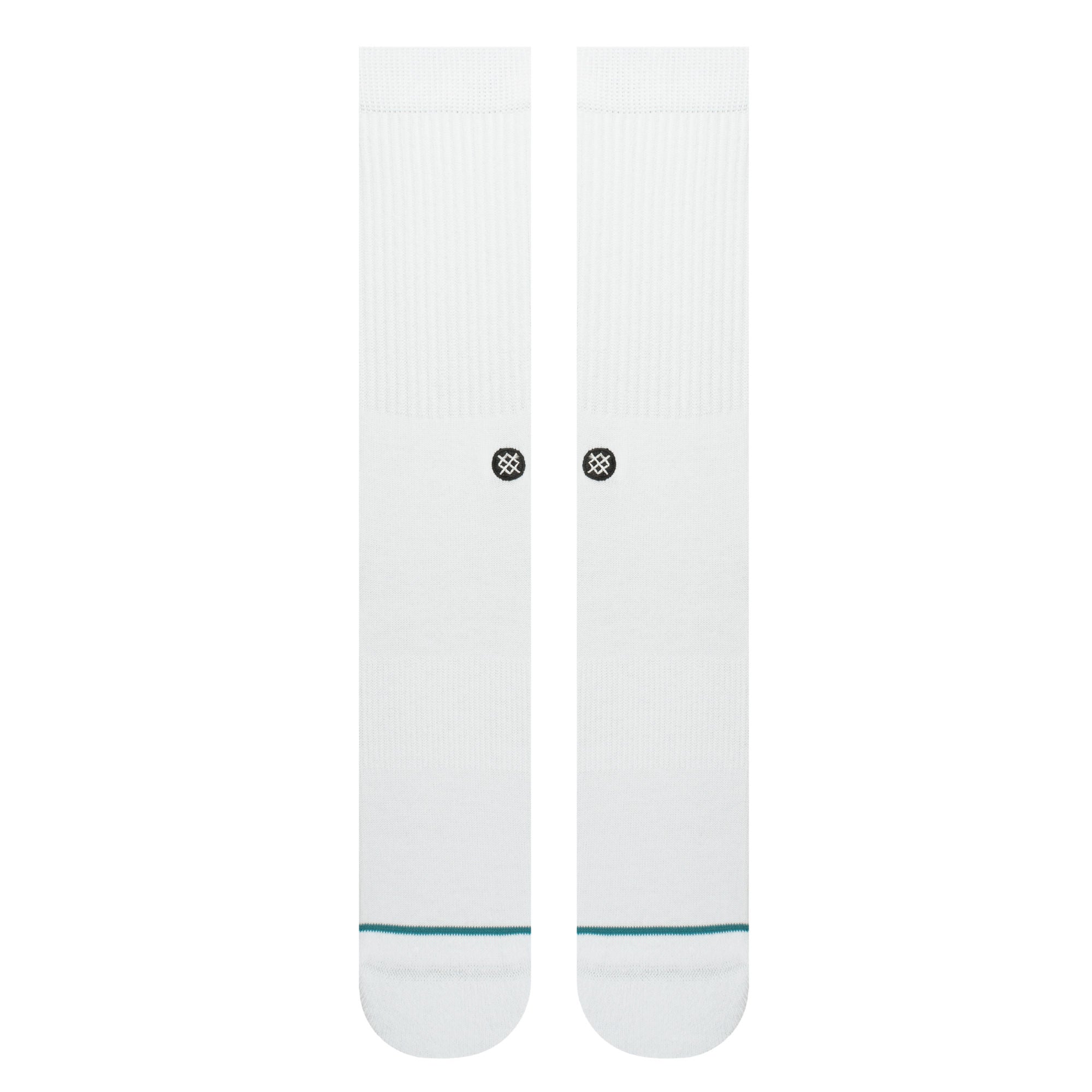 Stance Icon Mens Socks White/Black M
