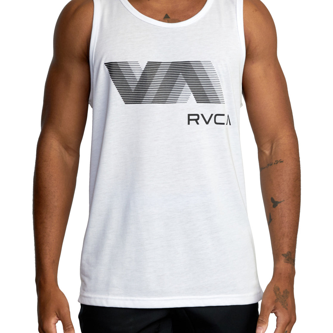 VA RVCA Blur Tank WHT S