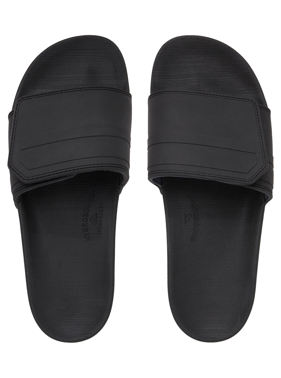 Quiksilver Rivi Slide Adjust Mens Sandal XKSK-Black-Grey-Black 11
