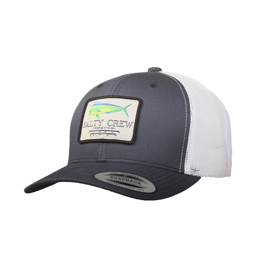 Salty Crew Mahi Mount Retro Trucker Hat Navy OS