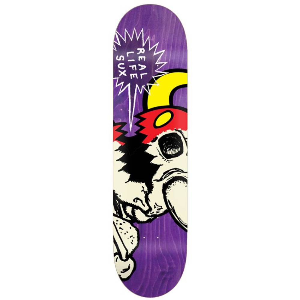 Toy Machine Skateboards Real Life Sux Deck 8.25"