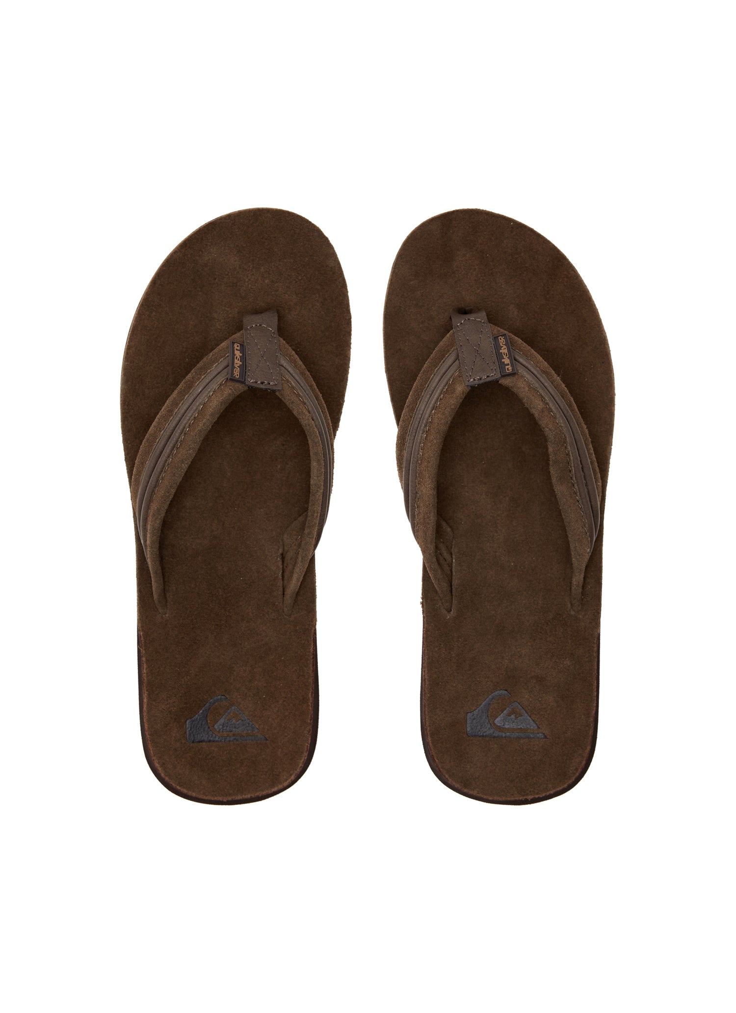 Quiksilver Carver Leather Mens Sandal XCCC-Brown-Brown-Brown 11