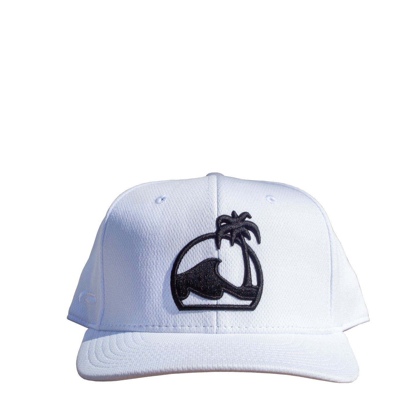 Island Water Sports SPF 50 Wave And Palm Hat Whiteout OS