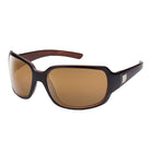SunCloud Fortune Sunglasses MatteBlack Sienna Oversized