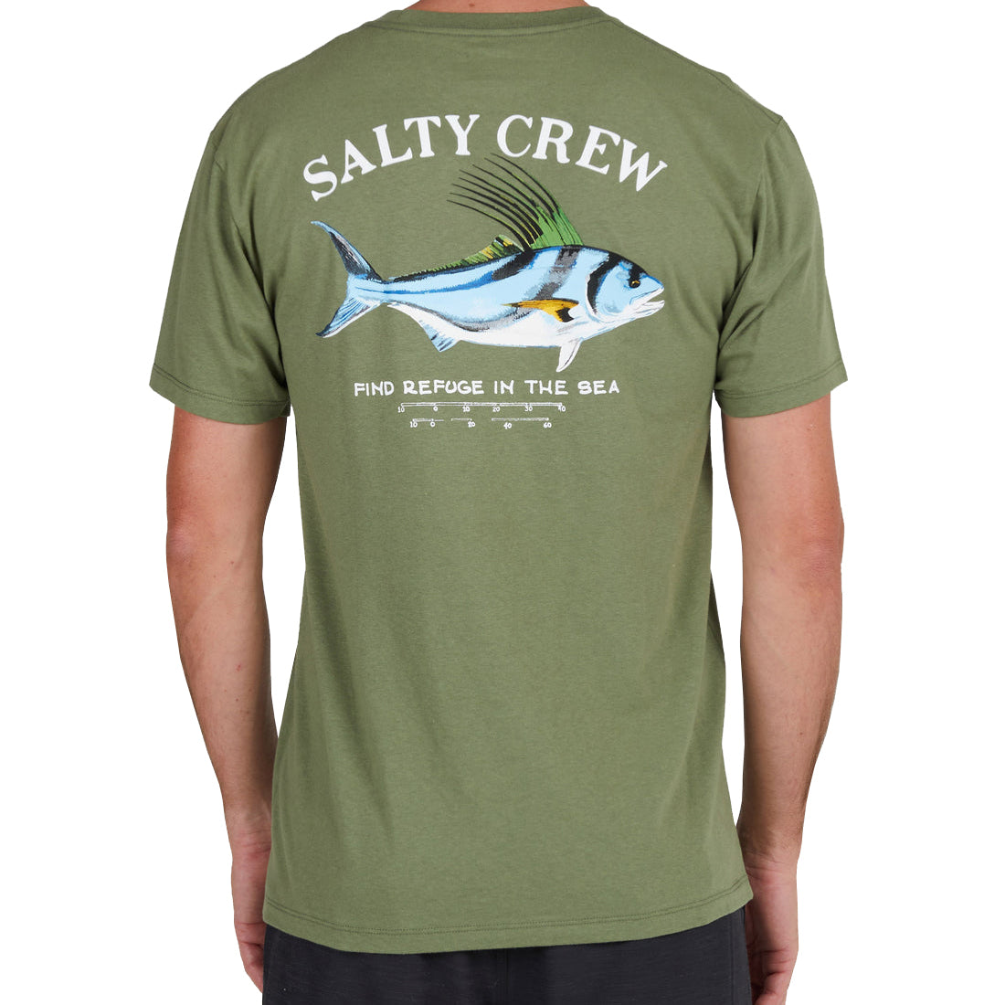 Salty Crew Rooster Premium SS Tee Sage XXXL