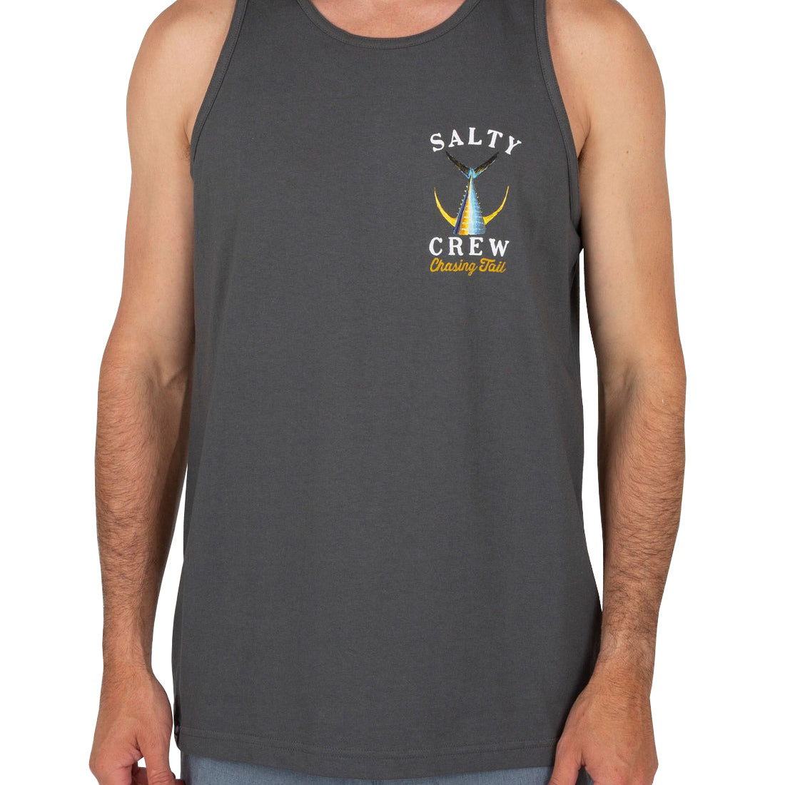 Salty Crew Tailed Tank Charcoal S