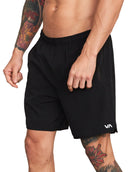 RVCA Yogger Stretch Short BLK-Black S