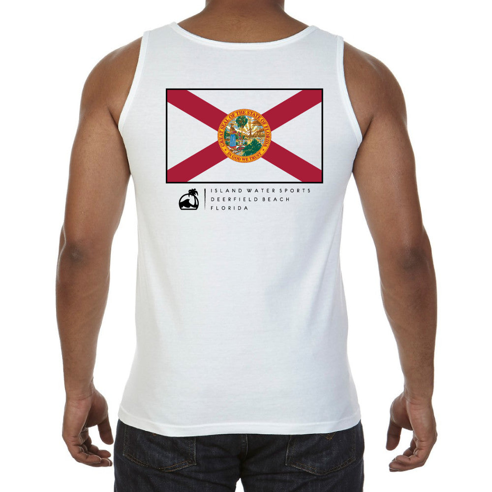 Island Water Sports Florida Pride Tank White M