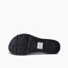 Reef Santa Ana Womens Sandal Black-White 11