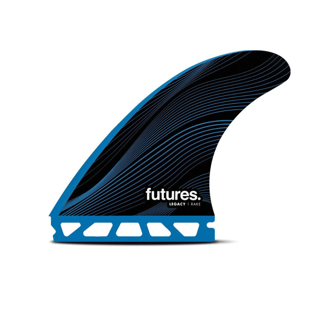 Futures Fins R6 Honeycomb Thruster Set Blue M
