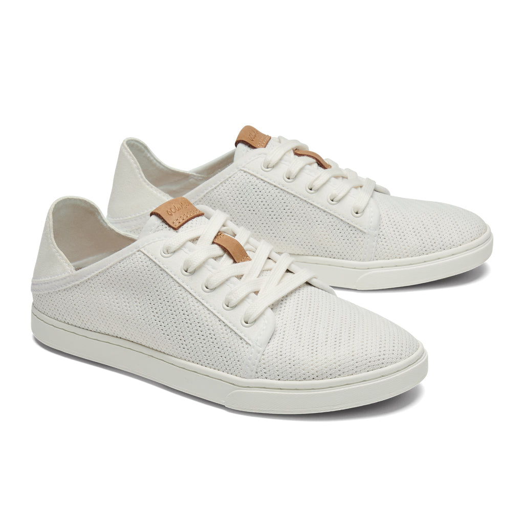 Olukai Pehuea Li Womens Shoe 4R4R-White-White 7.5