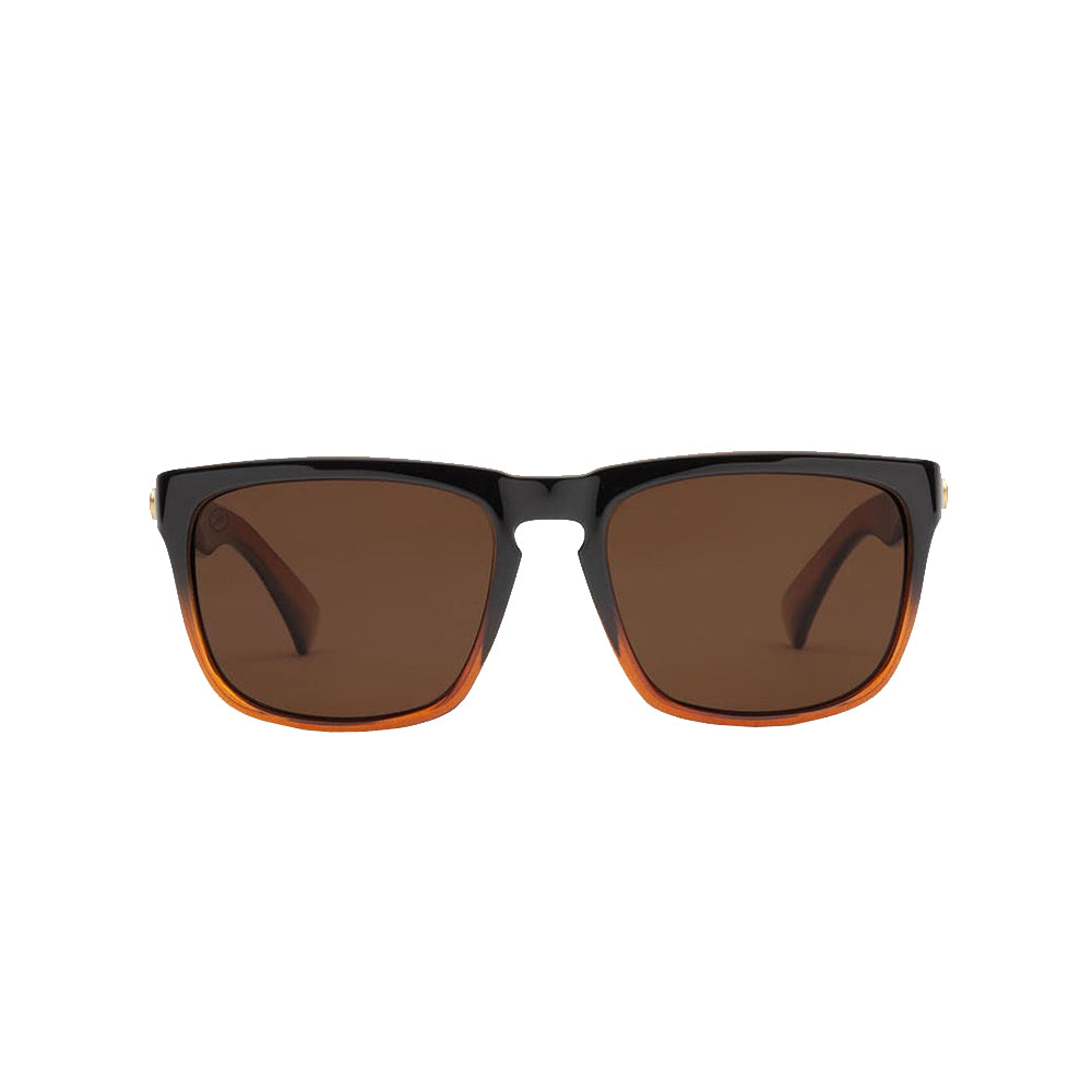 Electric Knoxville Polarized Sunglasses BlackAmber Bronze Square