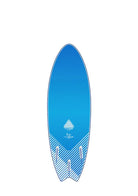 Storm Blade Swallow Tail Surfboard Blizzard Navy 5ft6in