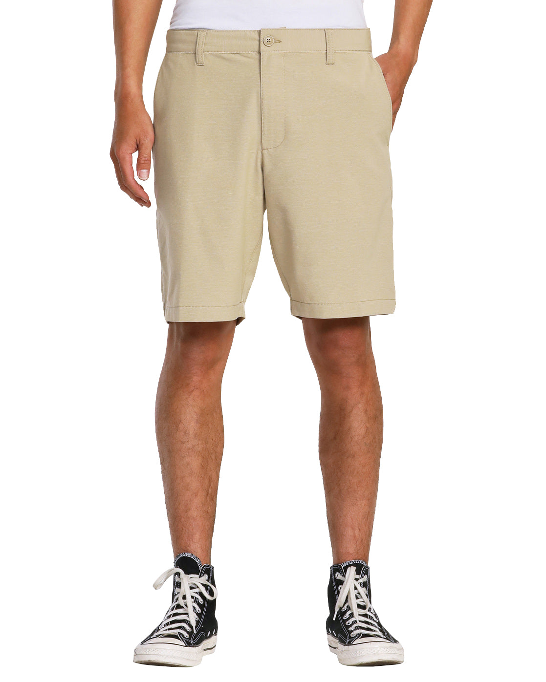 RVCA Daggers Hybrid Chino Short KHA-Khaki 34