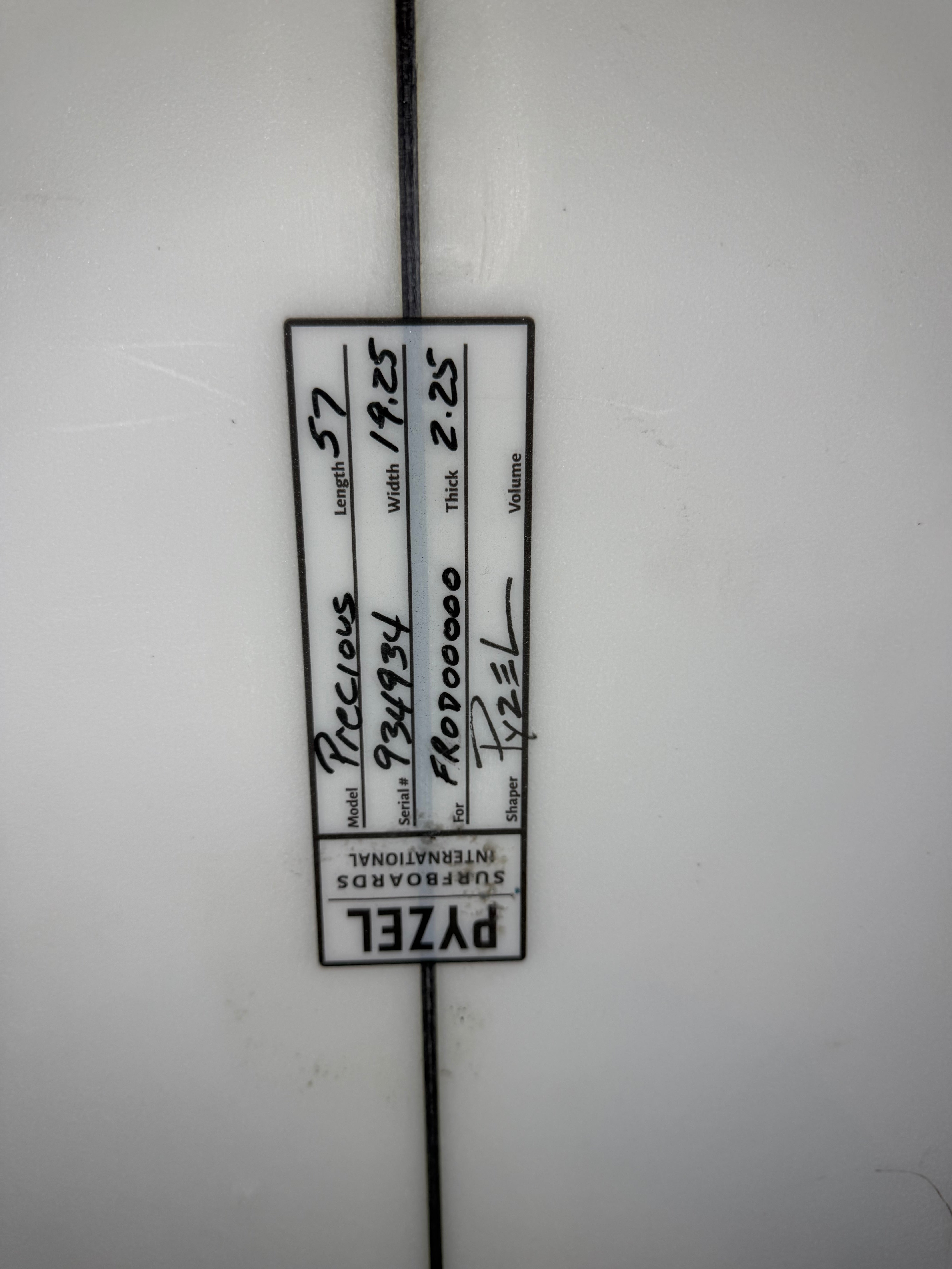 5ft7in Pyzel Precious Used