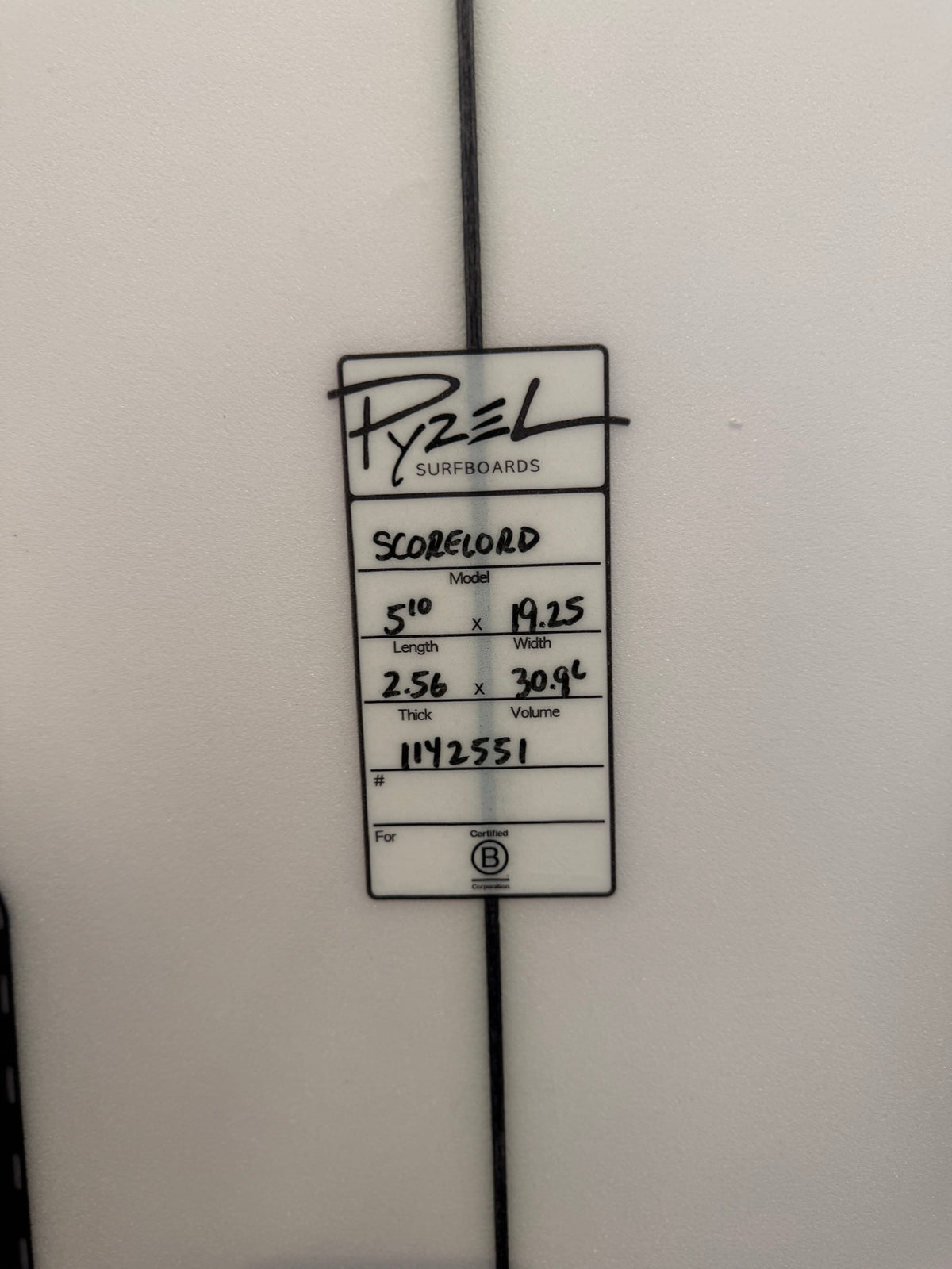 Pyzel Surfboards Score Lord 5 Fin Futures 5ft10in