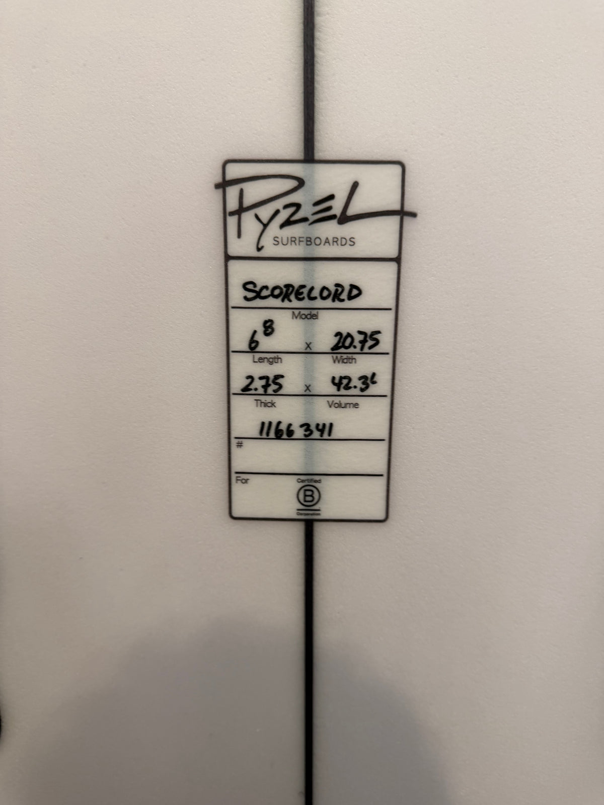 Pyzel Surfboards Score Lord 5 Fin FCS II 6ft8in