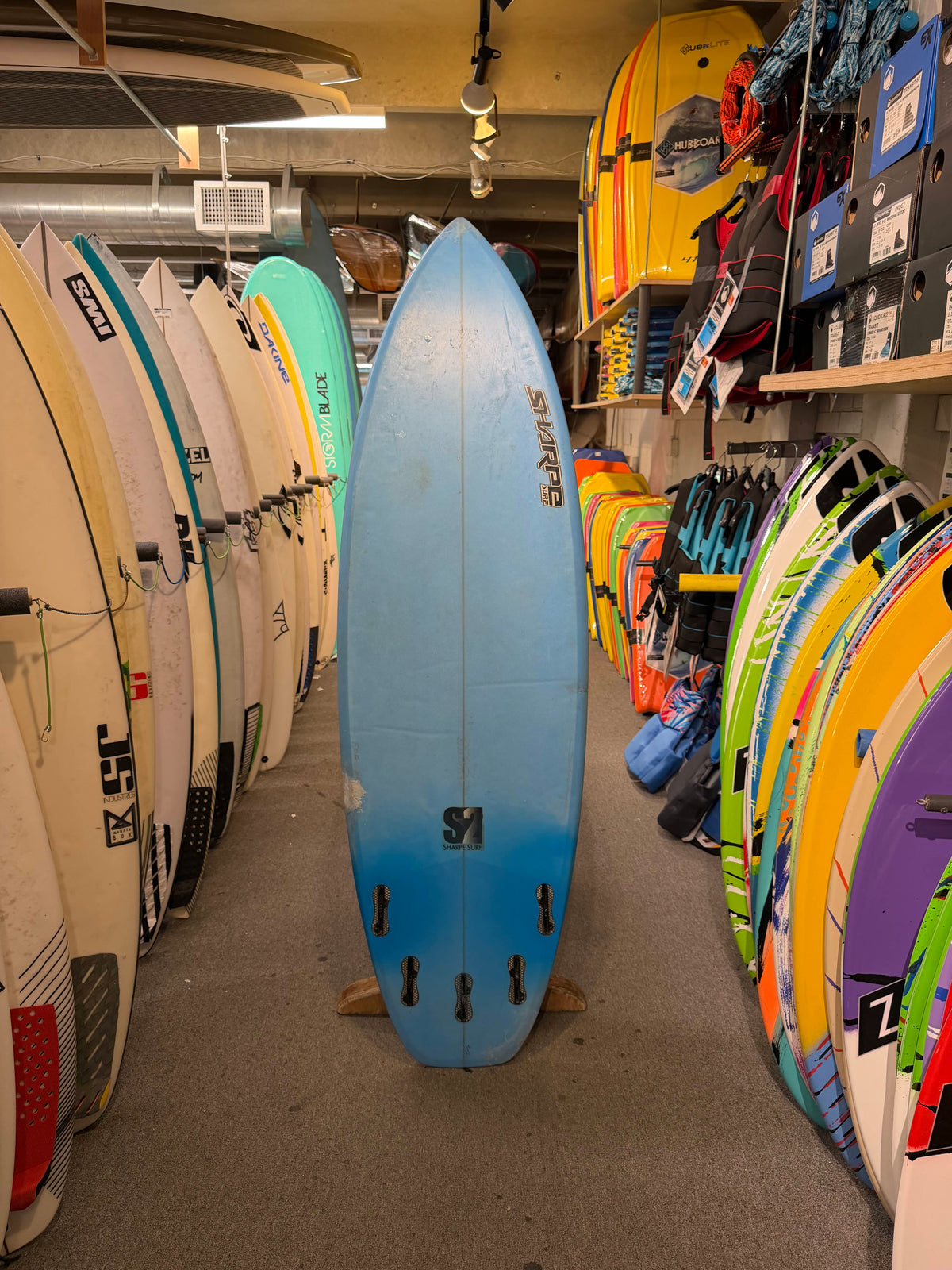 5ft10in Sharpe Surf Blue Consignment - Thumbeck
