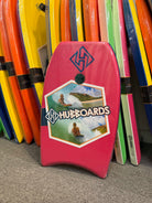 Hubboards Hubblite Mini Surfer Pink-Blue-Yellow 21in