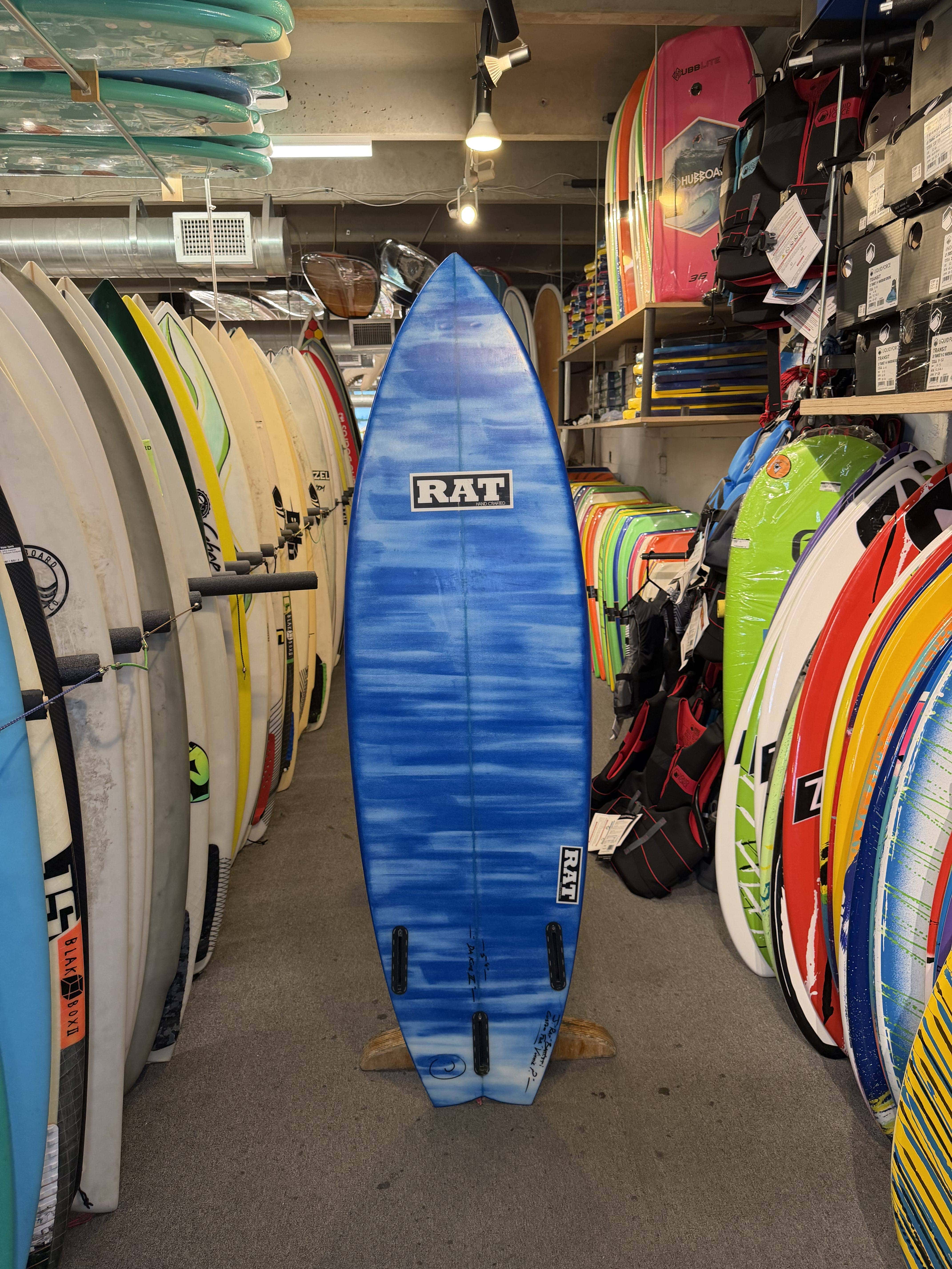 5ft9in RAT Surfboard Used