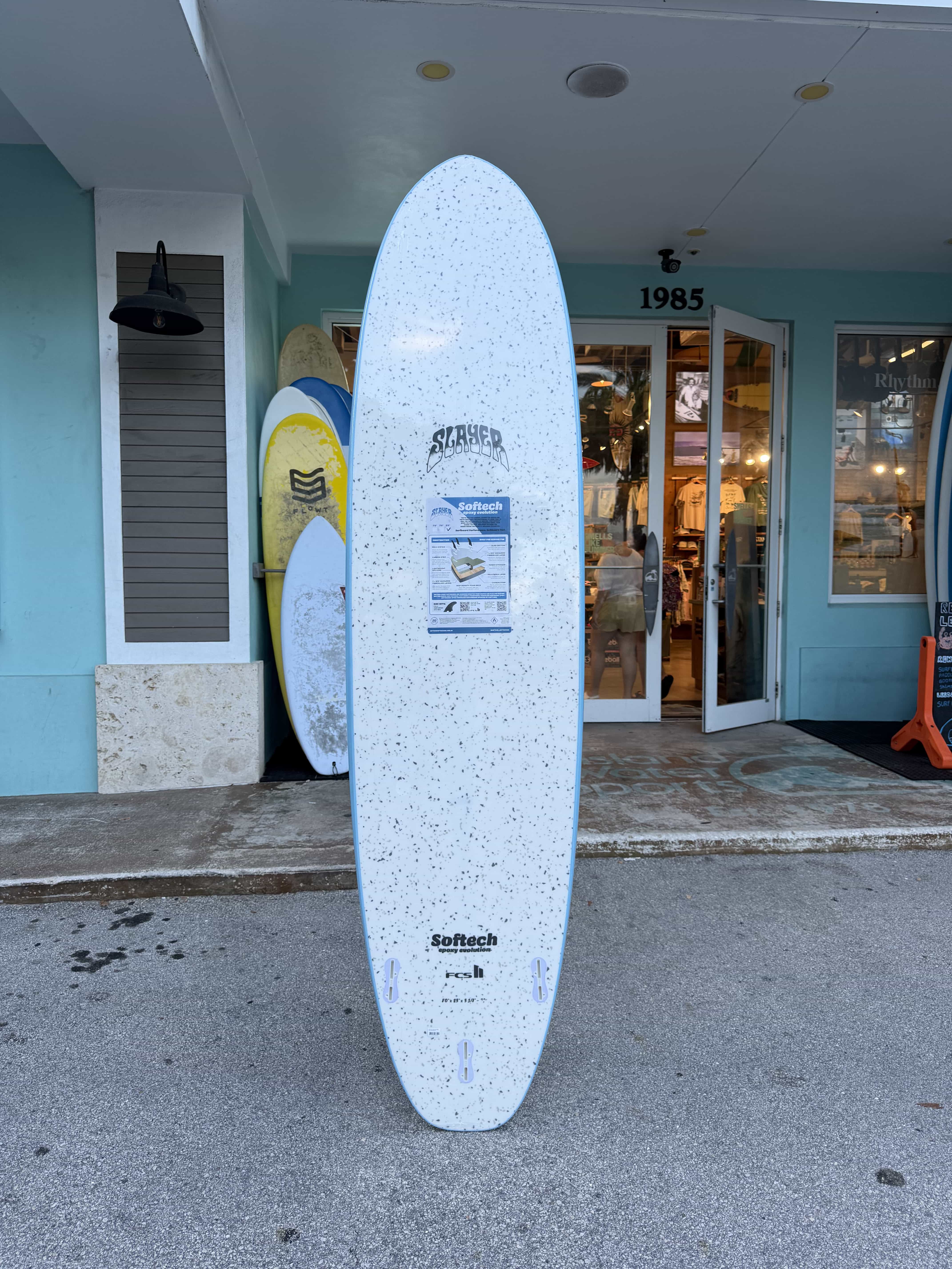 FCS Slayer Soft Top Clear Sky 8'0