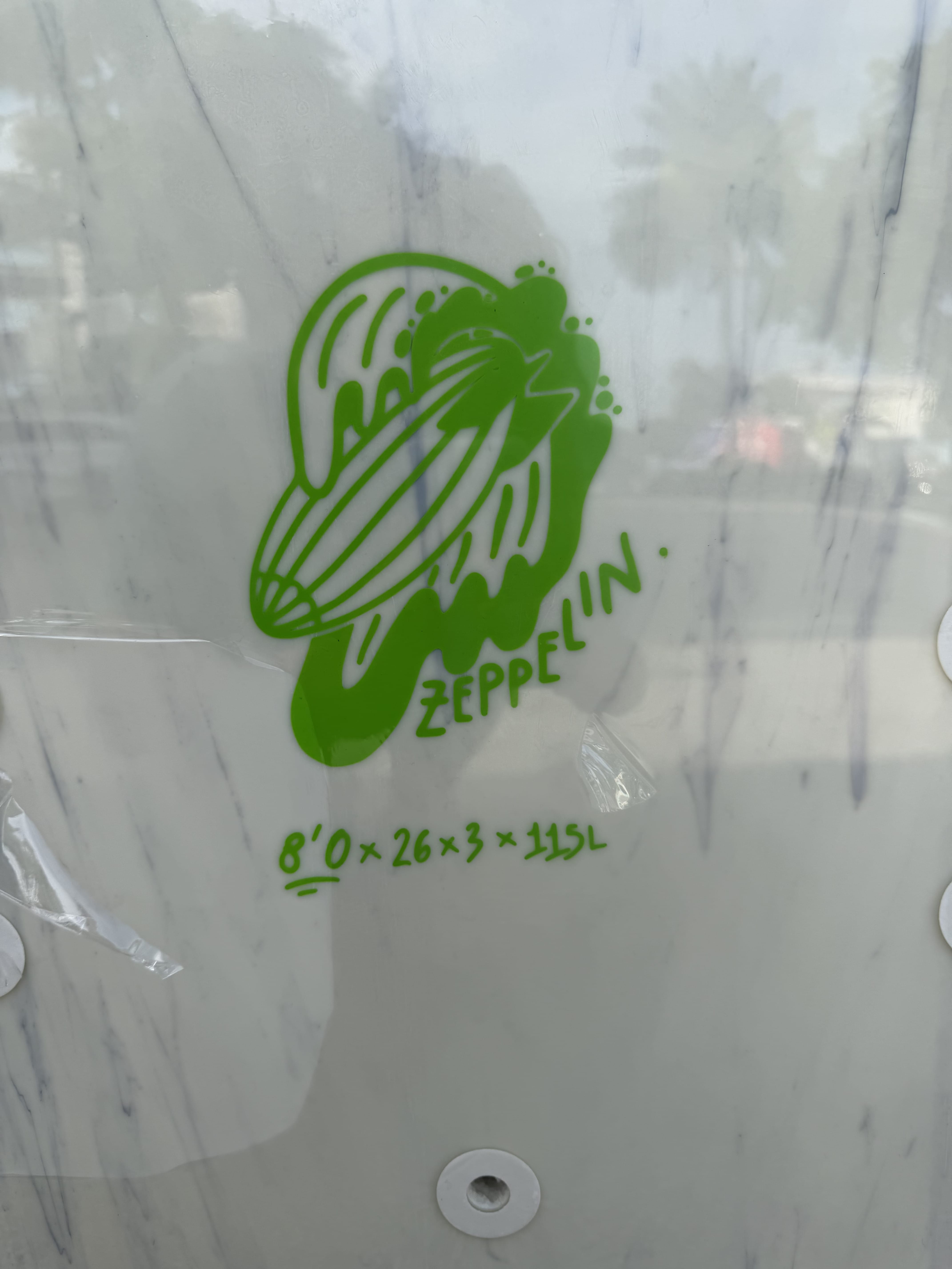 Softech Zeppelin Softboard 8ft0in Green