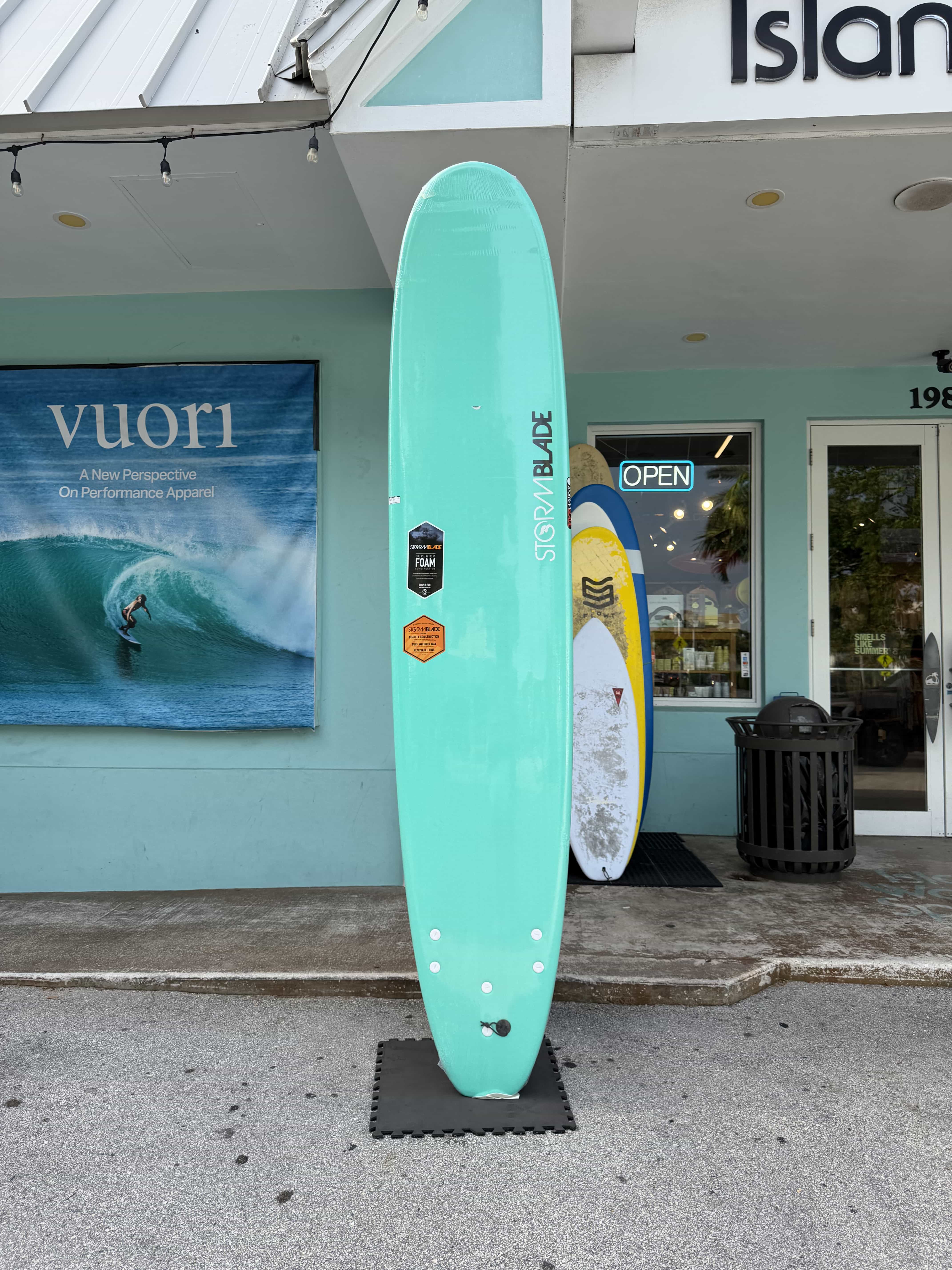 Storm Blade Classic Surfboard Turquoise 10ft0in