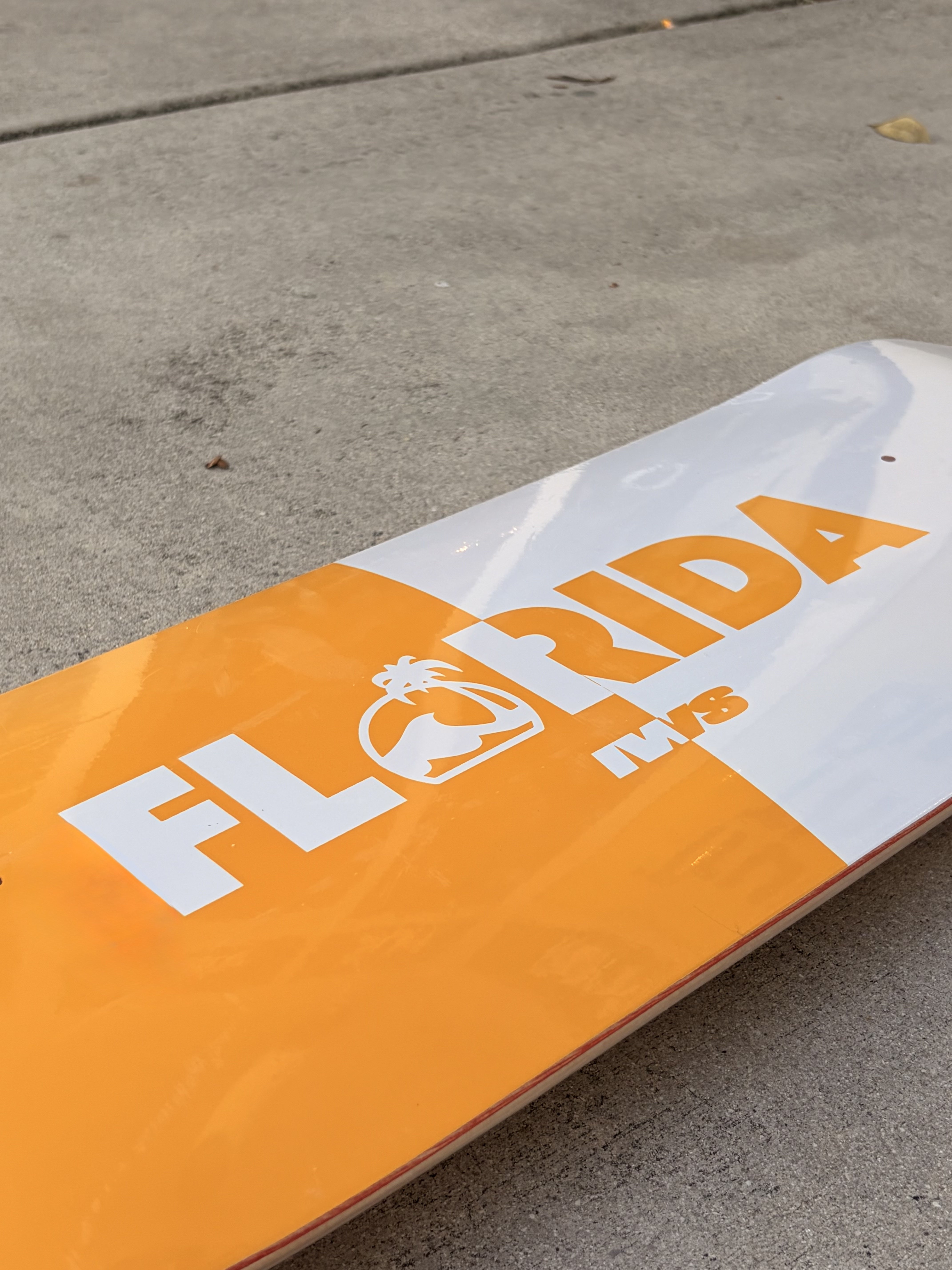 Island Water Sports Florida Deck Yellow/White 8.0