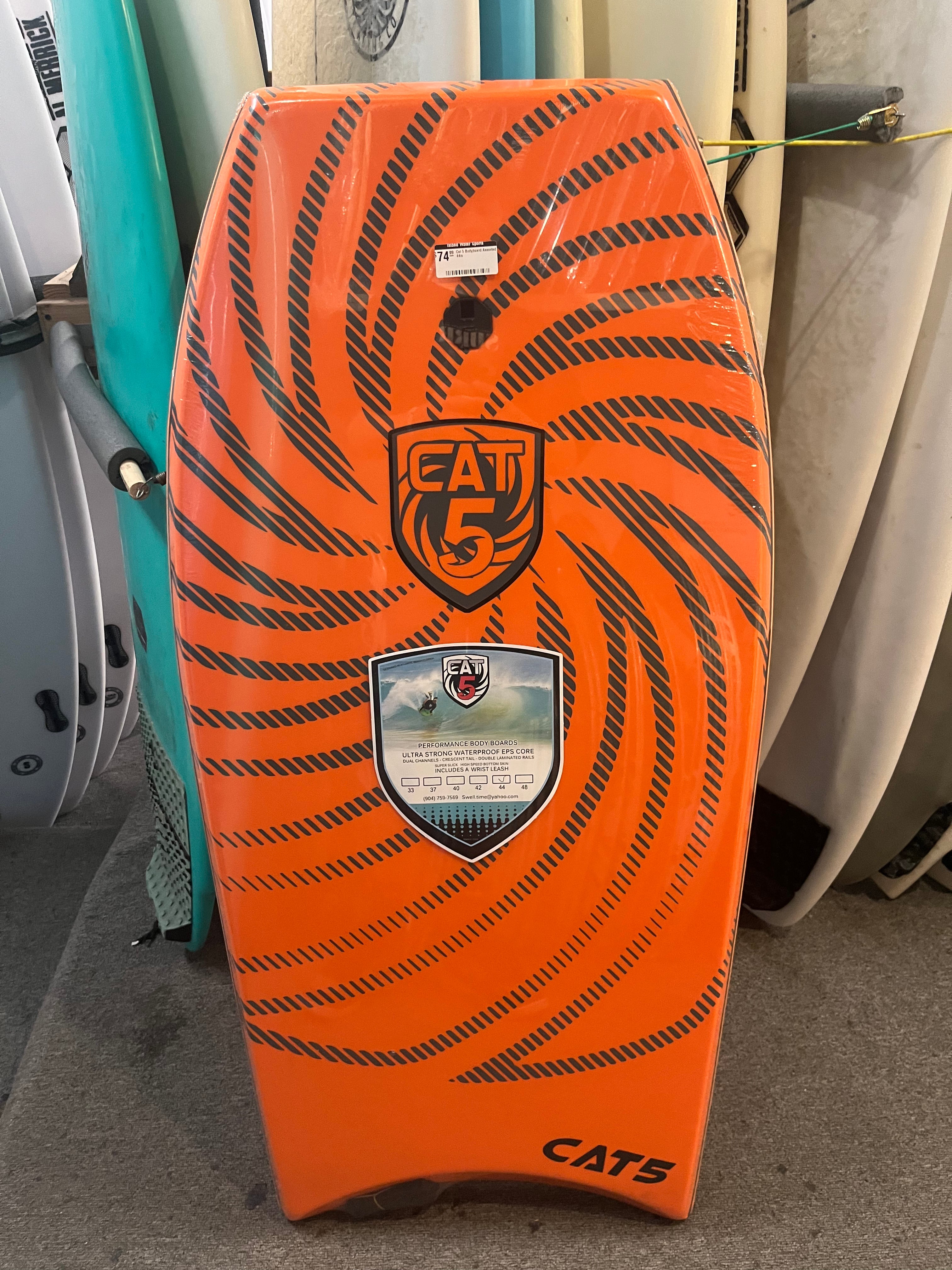Cat 5 Bodyboard Assorted 44in