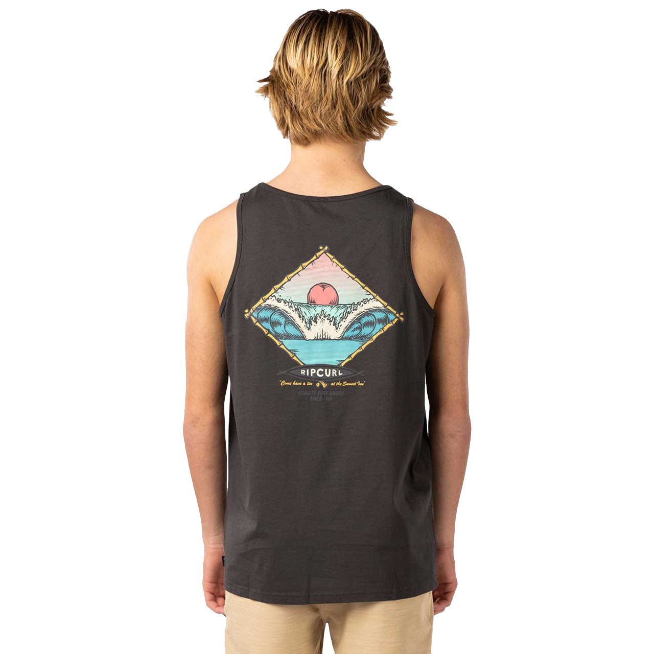Rip Curl Reflections Tank 8264-Washed Black S