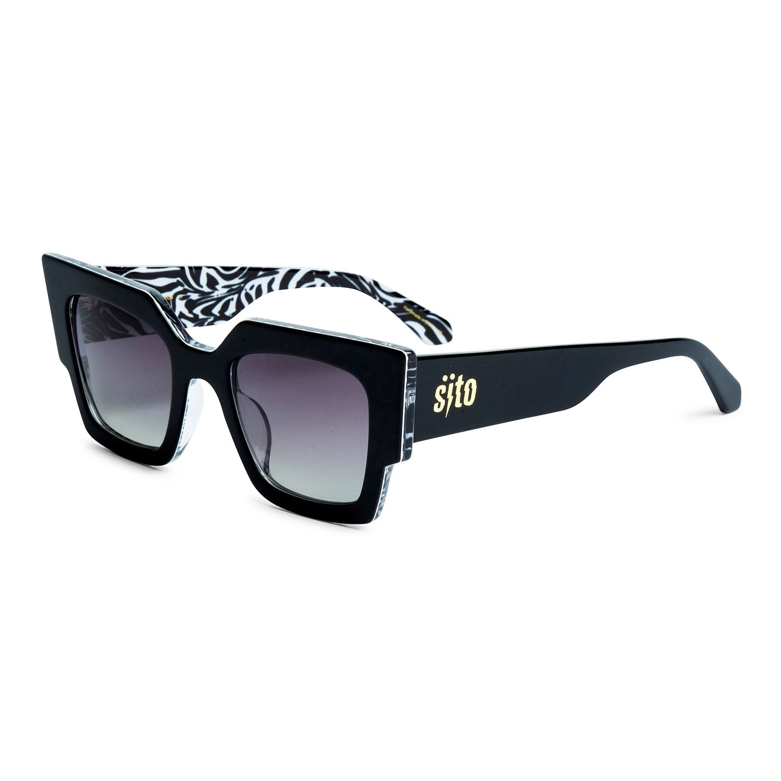 Sito Sensory Division Sunglasses BlackSafari SmokeGradient