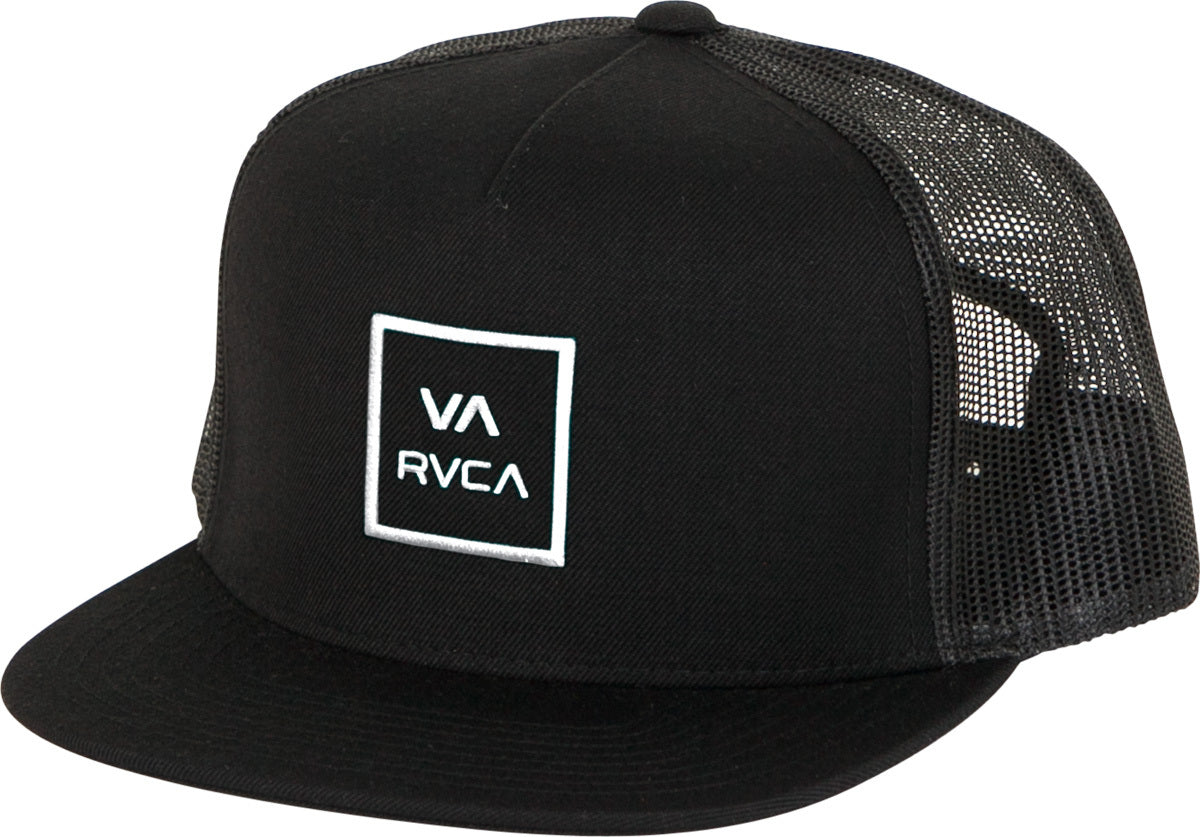RVCA VA All The Way Trucker Hat Black OS